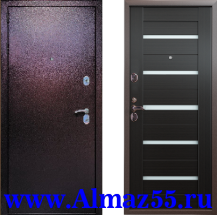 Входная дверь Квадра Беленый дуб