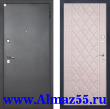 Входная дверь Алмаз Циркон Светлый дуб