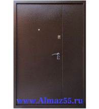 Входная двухстворчатая дверь Яшма 22