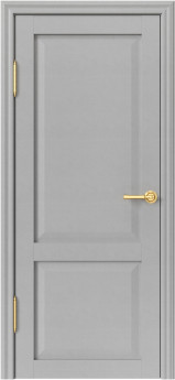 Дверь классическая Неаполь Серый ПВХ