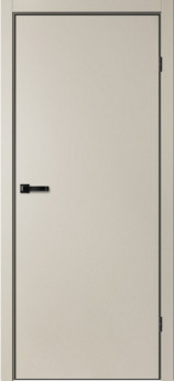 Дверь межкомнатная с чёрной алюминиевой кромкой | Дверь TR 01 Айриш Белый